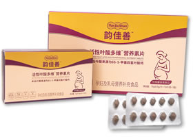 韻佳善活性葉酸多維營(yíng)養(yǎng)素片，特膳